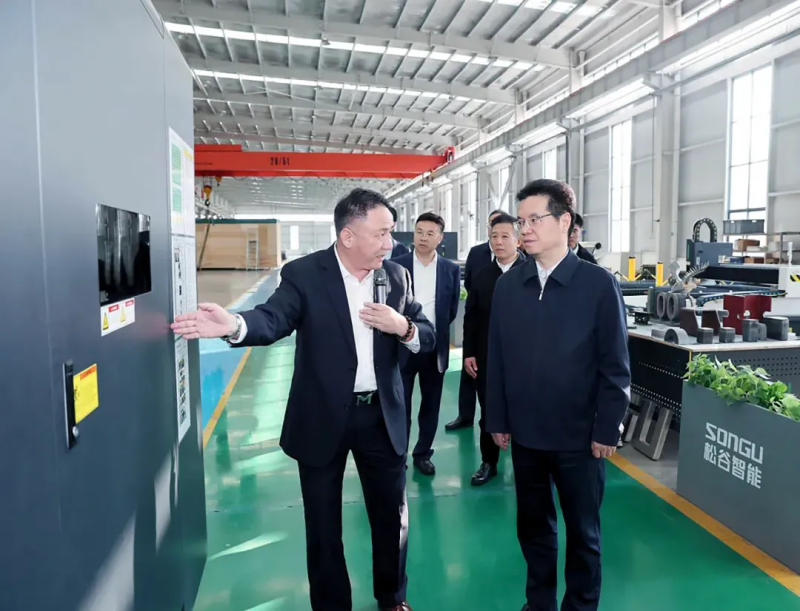 Wang Jianfeng, Deputy Secretary of the Xuzhou Municipal Party Committee and Mayor, visited Songu Las